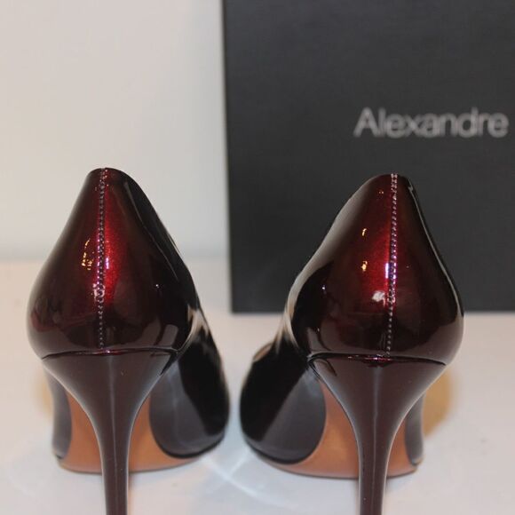 NEW Alexandre Birman Fechado Salto Alto Red Moroccan Heels size 7 - Picture 6 of 11
